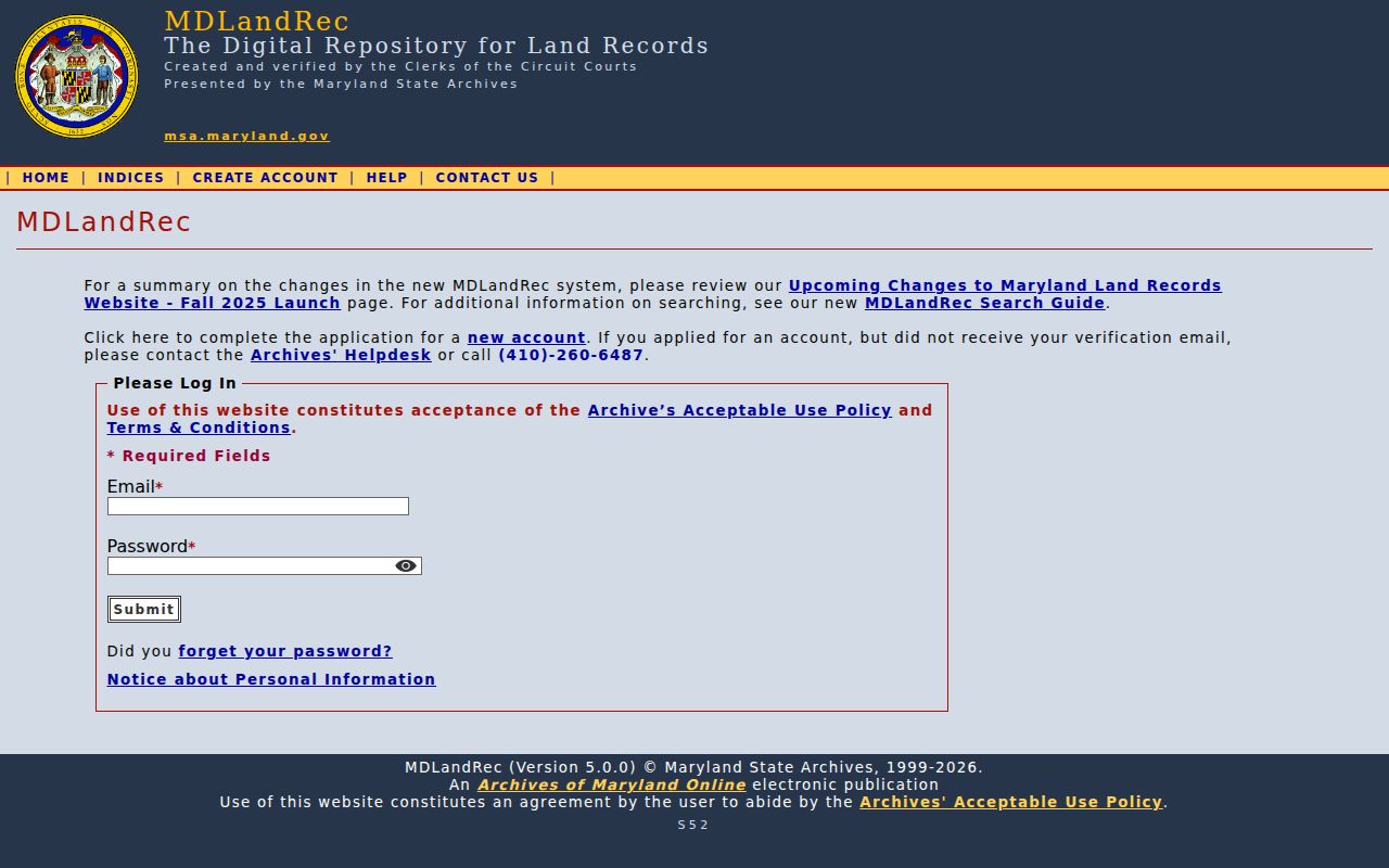 Parkville people search MDLandRec land records entry